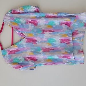 Colorful Abstract Women's Blouse